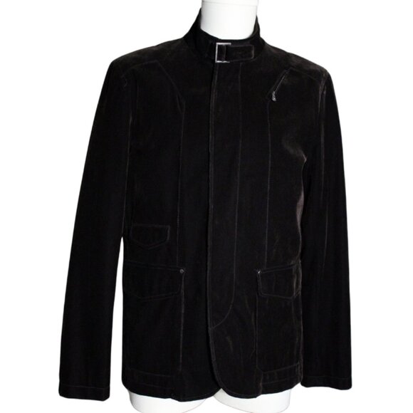 Zara Man SZ 38 Chocolate Brown Men's Quilted Zippered Sport Outdoor Jacket - Picture 2 of 15